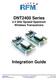 DNT2400 Series. 2.4 GHz Spread Spectrum Wireless Transceivers. Integration Guide