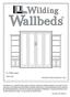 INSTRUCTION BOOKLET #C21. For Wallbed models: KING SIZE
