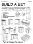 BUILD A SET. Part 4 Scaled Furniture