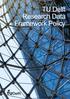 TU Delft Research Data Framework Policy