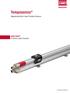 Temposonics. Magnetostrictive Linear Position Sensors. DATA SHEET A-Series Linear Encoder. The Measurable Difference