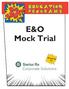 Education ProgramS. Mock Trial. sponsored by