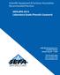 Scientific Equipment & Furniture Association Recommended Practices. SEFA 8PH-2014 Laboratory Grade Phenolic Casework