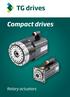 Compact drives. Rotary actuators