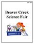 Beaver Creek Science Fair