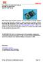 PMD110. Description and Application Manual for PMD110 High Power MOSFET/IGBT driver