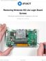 Removing Nintendo DS Lite Logic Board Screws