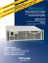 Genesys TM Programmable DC Power Supplies Full-Rack 10kW/15kW in 3U Height Built in RS-232 & RS-485 Interface Advanced Parallel Operation