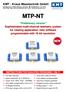 MTP-NT. Preliminary version Sophisticated multi-channel telemetry system for rotating application, fully software programmable with 16 bit resolution