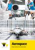 Aerospace. Abrasives solutions for the aerospace industry