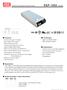 RSP-1000 series. 1000W Power Supply with Single Output. File Name:RSP-1000-SPEC Sicherheit ID
