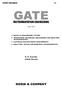 GATE INSTRUMENTATION ENGINEERING. Vol 3 of 5 ELECTRICAL AND ELECTRONIC MEASUREMENTS ANALYTICAL, OPTICAL AND BIOMEDICAL INSTRUMENTATION