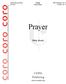 SATB Choir and Oboe Prayer PDF Download - $1.75 CP-1010 Philip Moody Printed - $2.75. Prayer. Philip Moody. CORO Publishing