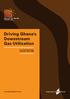 Driving Ghana's Downstream Gas Utilization
