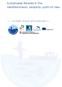 Sustainable fisheries in the Mediterranean, Seabirds point of view Multiple choice and exercises ----