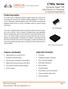 CT83x Series. Omnipolar Digital TMR Latch/Sensor for Consumer & Industrial Applications. Product Description. Application Examples