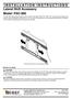 INSTALLATION INSTRUCTIONS Lateral Shift Accessory Model: PAC-800
