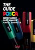 THE GUIDE WATER-BASED PAINT MARKER FOR ALL SURFACES