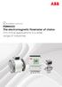 ABB Measurement & Analytics. FSM4000 The electromagnetic flowmeter of choice For critical applications in a wide range of industries