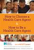 How to Choose a Health Care Agent