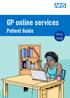 GP online services Patient Guide