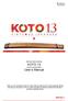 Sonica Instruments KOTO 13. Virtuoso Japanese Series. User s Manual