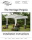 The Heritage Pergola