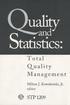 Quality and Statistics: Total Quality Management