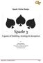 Spade 3 Game Design. Ankur Patankar MS Computer Science Georgia Tech College of Computing Cell: (404)