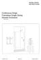 Continuous Hinge Frameless Single Swing Shower Enclosure QCI-5214