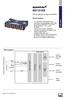 MX1616B. Strain gauge bridge amplifier. Special features. Data sheet. Block diagram