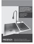 contemporary, offset dual bowl stainless steel sink kit OWNER s MANUAL Model: QK005