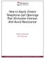 How to Easily Create Telephone Call Openings That Stimulate Interest, And Avoid Resistance