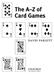 The A Z of Card Games. david parlett