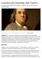 Inventors and Scientists: Ben Franklin