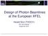 Design of Photon Beamlines at the European XFEL