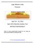 Logic Masters India Presents. April 14 16, 2012 April 2012 Monthly Sudoku Test INSTRUCTION BOOKLET
