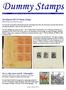 Issue 52 A Newsletter Covering British Stamp Printers' Dummy Stamp Material Quarter 3, 2018 Glenn H Morgan FRPSL