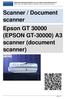 Scanner / Document scanner Epson GT (EPSON GT-30000) A3 scanner (document scanner)