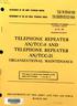 TELEPHONE REPEATER AN/TCC-8 AND TELEPHONE REPEATER AN/TCC-21