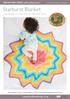 Starburst Blanket. crocheted in Lion Brand Mandala Baby.   FREE PATTERN FRIDAY at Wool Warehouse!