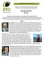 BTO Birdwatchers Conference Speakers