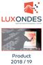 LUXONDES. See the electromagnetic waves. Product 2018 / 19