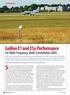 Several ground-based augmentation system (GBAS) Galileo E1 and E5a Performance
