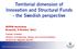 Territorial dimension of Innovation and Structural Funds - the Swedish perspective