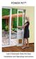 POWER PET. Low-E Automatic Patio Pet Door Installation and Operating Instructions