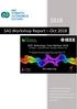 SAS Workshop Report Oct 2018