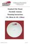 Standard Pole Mount Parabolic Antenna Mounting Instructions 3 ft. (90cm) & 4 ft. (120cm)