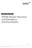 IPSTAR Disaster Recovery and Emergency Communications