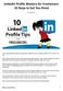 LinkedIn Profile Mastery for Freelancers: 10 Steps to Get You Hired